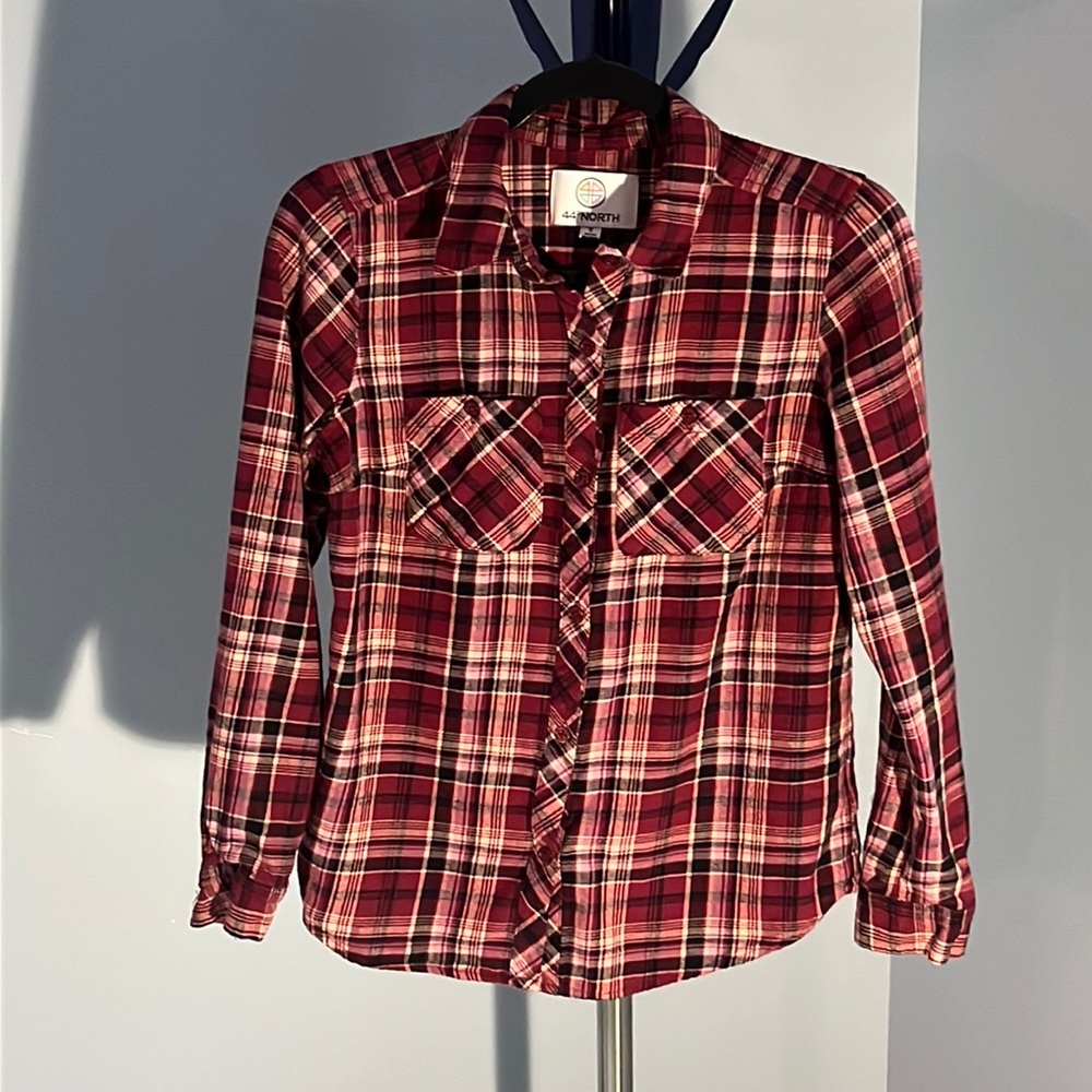 44 Degrees North Flannel Long Sleeve Shirt S